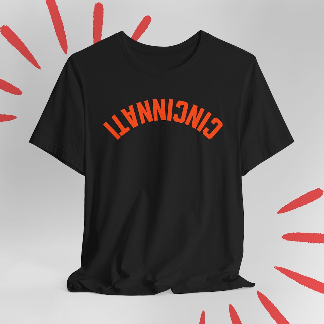 Upside Down Bengals Shirt for Dad Cincinnati Bengals Football Shirt