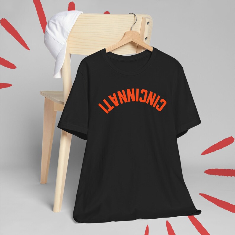 Upside Down Bengals Shirt for Dad Cincinnati Bengals Football Shirt