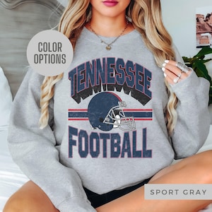 Tennessee Football Vintage Tennessee Titans Crewneck Sweatshirt For Women 90&#39;s Style Titans Sweatshirt Gift For Titans Football Sweatshirt