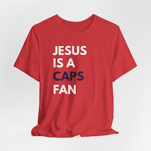 Washington Capitals tshirt for Him Caps Fan Shirt for Dad NHL Hockey Capitals Gift Christmas Present for Him Birthday Gift Fathers Day