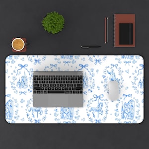 Disney Mickey Minnie Desk Mat, Neoprene Mouse Pad for Computer, Cute Gaming Accessories image 4