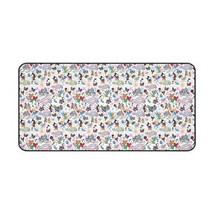 Tappetino da scrivania Disney Mickey Minnie, tappetino per mouse in neoprene per computer, graziosi accessori da gioco