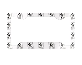 Mickey Mouse Metal License Plate Frame | Disney Character Car Plate Frame