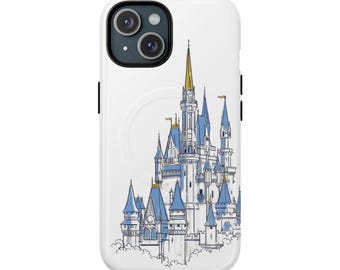 Cinderella's Castle iPhone Case, Disney MagSafe Tough Phone Cover, Hardshell Phone Case, Magnetic Tough Cases, Princess Castle Phone Cover