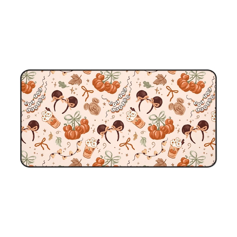 Disney Mickey Fall Neoprene Desk Mat, Mouse Pad, Computer Mat, Kitchen Decor image 2