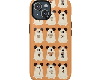 Disney Halloween Mickey Minnie Mouse Ghost Phone Case, Hardshell Phone Cover, iPhone Samsung Protective Case, Gift for Disney Fans