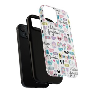 Hardshell Disney World Disneyland Girly iPhone Case, Tough Magnetic Cases, Fun Protective MagSafe Cover, Disney Lover Gift, Phone image 3