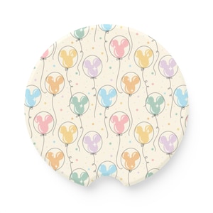Mickey Mouse Balloons Soapstone Car Coaster