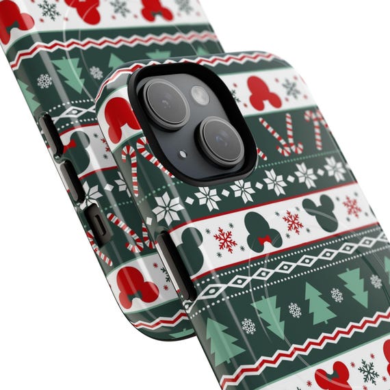 ディズニー ミッキー クリスマス iPhoneスマホケース　MagSafe 対応 ディズニー ミッキー クリスマス iPhoneスマホケース MagSafe 対応