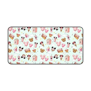 Mickey-Shaped Snack Neoprene Desk Mat | Cute Mouse Pad image 4
