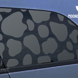 Fits 2009-2020 Dodge Journey Quarter Window Cow Print Decal Sticker