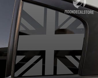 Fits 2011-2023 Dodge Charger Quarter Window Union Jack Flag Decal Sticker