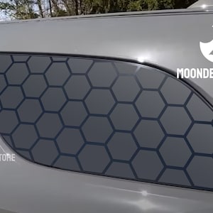 Fits 2011-2025 Dodge Durango Quarter Window Honeycomb Decal Sticker