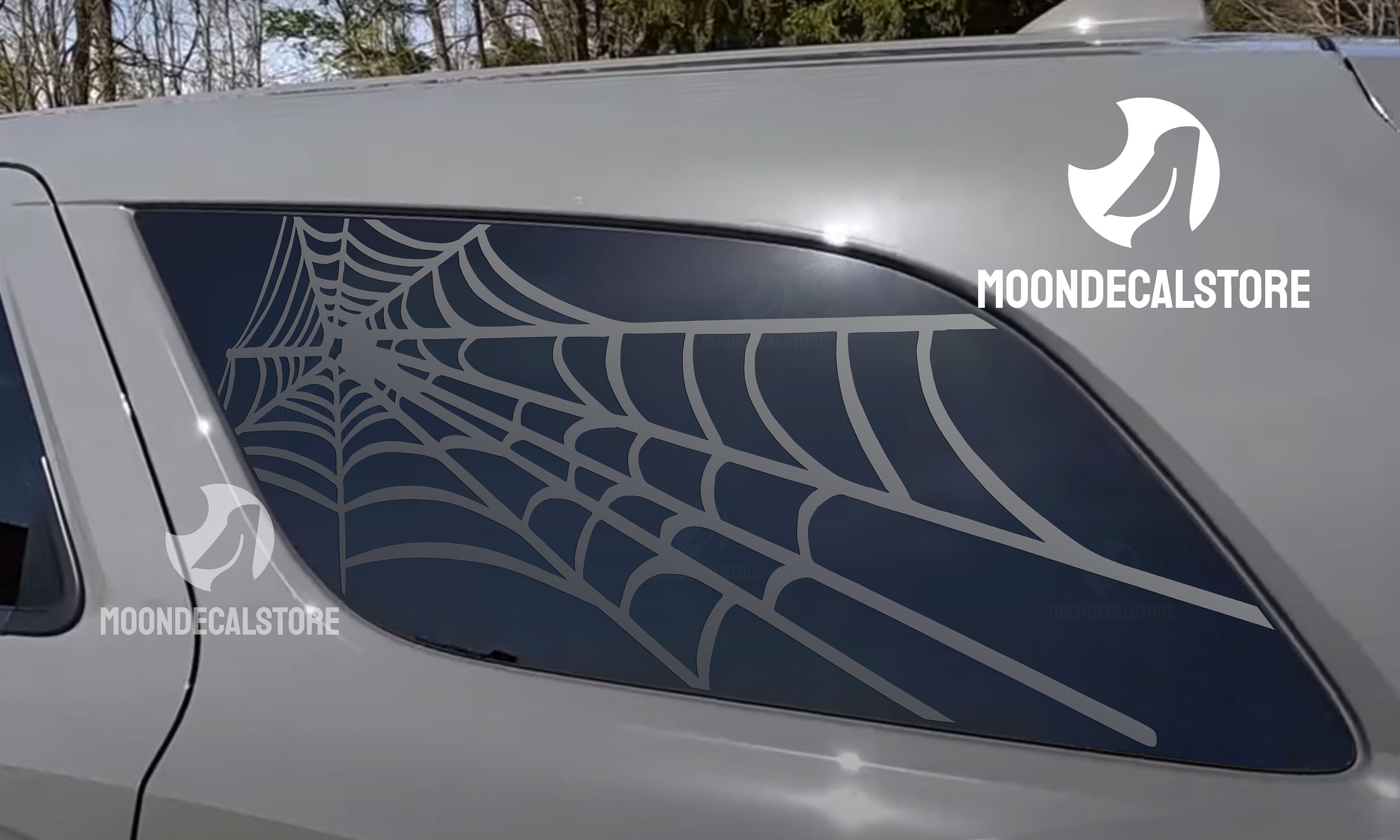 Fits 2011-2024 Dodge Durango Quarter Window Spider Web Decal Sticker - Etsy