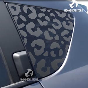 Fits 2007-2016 Jeep Compass Quarter Window Leopard Cheetah Print Decal Sticker