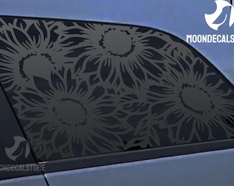 Convient aux stickers floraux Tournesols Quarter Window 2009-2020 Dodge Journey