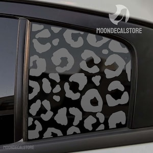 Fits 2011-2023 Dodge Charger Quarter Window Leopard Cheetah Print Decal Sticker