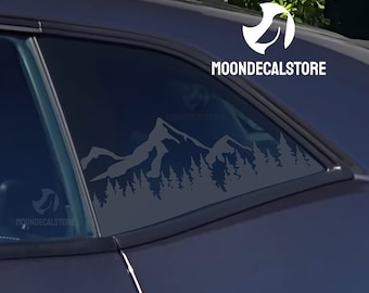Pour autocollant de scène extérieure Dodge Challenger Quarter Window 2008-2023