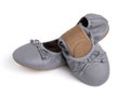 Talaria Flats Grey Premium Foldable Ballet Flats,Wedding Ballet Flats,Ballet Flats for Work,Foldable Flats for Travel,Cinderollies,Flats