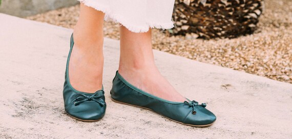 Talaria Flats Evergreen Luxury Foldable Ballet Flats wedding Ballet Flats ballet Flats for Work foldable Flats for Travel cinderollies flats Etsy UK