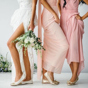 Foldable Ballet Flats Bulk: Bridesmaid Wedding Rescue Flats Talaria Bridal Party Set