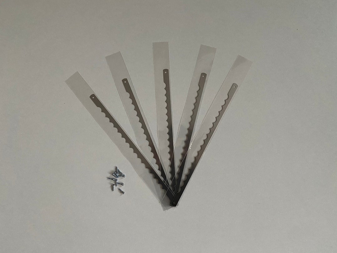 Free Shipping Set of 5 Bread Bow Knife Blades Bow Knife Blade