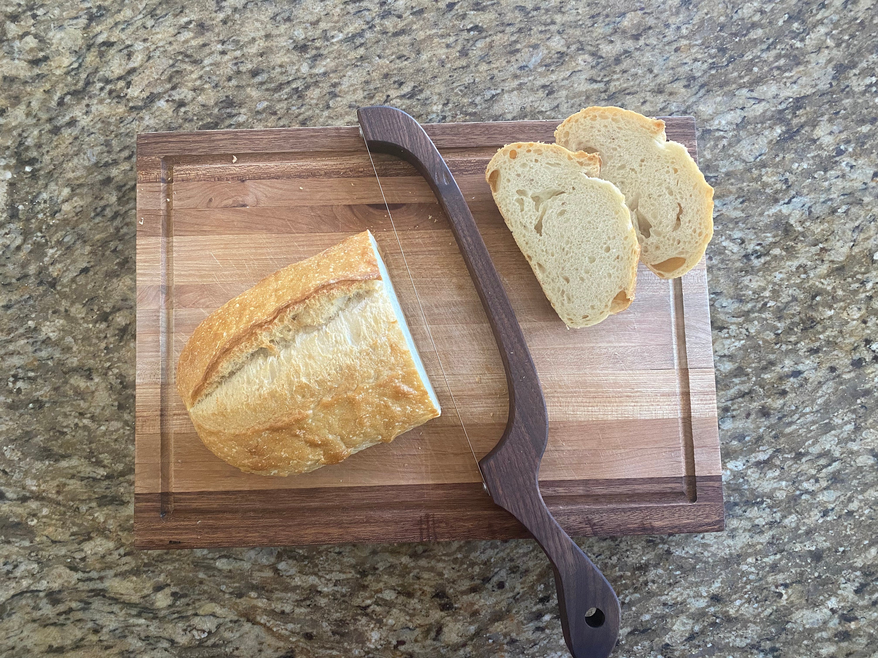Free Shipping Wood Bread Bow Knife Sourdough Cutter Bagel Cutter