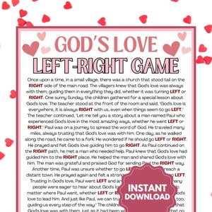 El amor de Dios Juego de izquierda a derecha l Juegos de escuela dominical l Juegos bíblicos de izquierda a derecha l Juegos de estudio bíblico l Juegos de grupos juveniles l Juegos de la iglesia