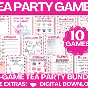 Tea Party Games | Tea Party Birthday Party Games | Tea Party for Girls | Girl Tea Party Game | Tea Party Games for Kids | Tea Party Birthday