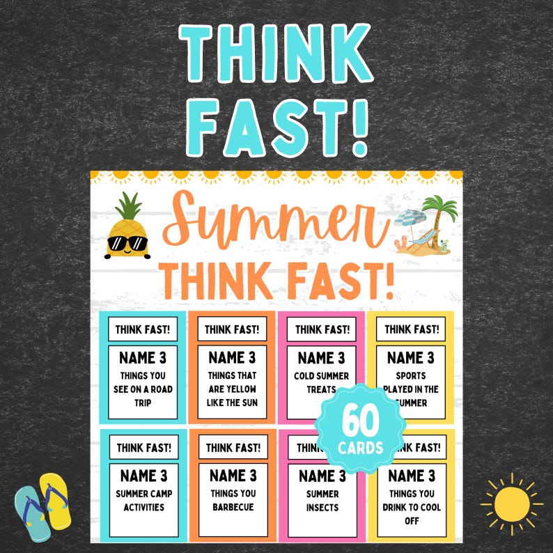 Ultimate Summer Games BUNDLE | Printable Summer Party Games | Summer Games | Summer Friendly Feud | Family Summer Game | Summer Office Games image 4