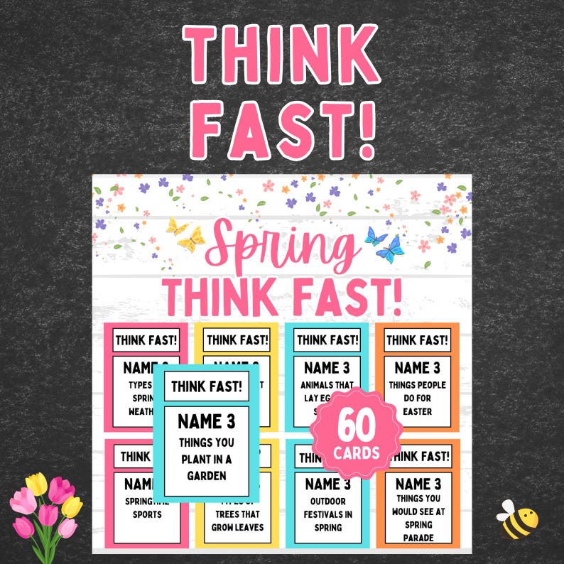 Ultimate Spring Games BUNDLE | Printable Spring Party Games | Spring ...