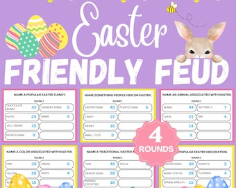Disputa amistosa de Pascua / Juegos de fiesta de Pascua / Disputa amistosa de Pascua / Juegos imprimibles de Pascua / Juegos imprimibles de Pascua / Juegos familiares de Pascua