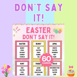 Ultimate Easter Games BUNDLE | Printable Easter Party Games | Fun Easter Games | Easter Friendly Feud | Family Easter Sunday Games image 7