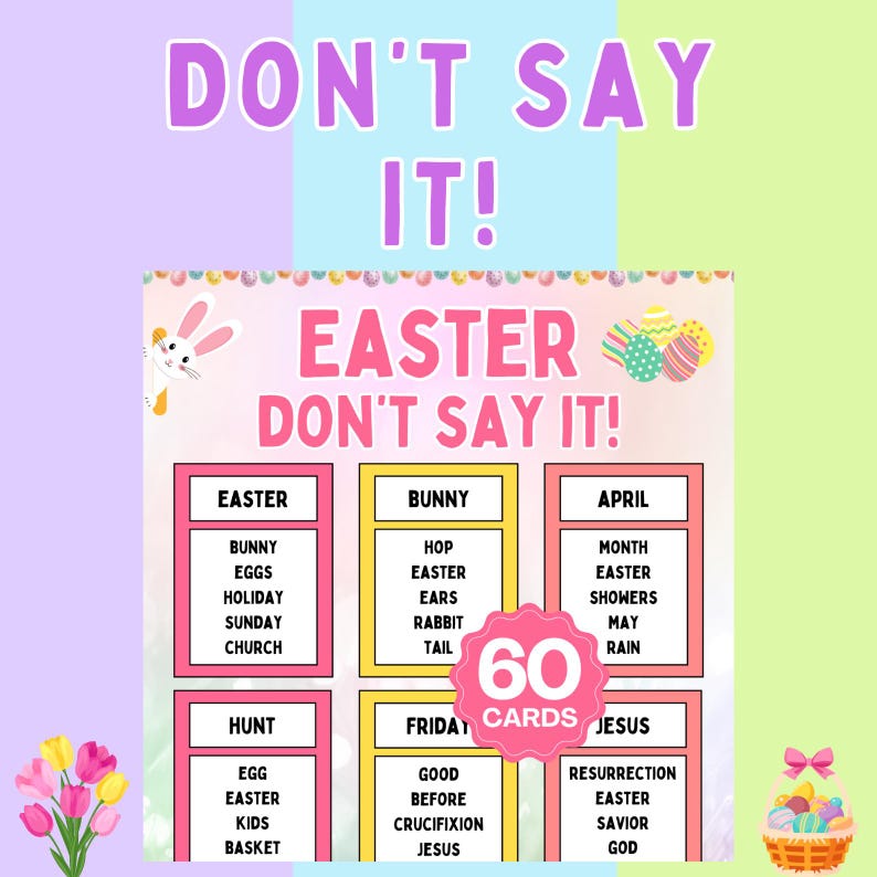 Ultimate Easter Games BUNDLE | Printable Easter Party Games | Fun Easter Games | Easter Friendly Feud | Family Easter Sunday Games image 7