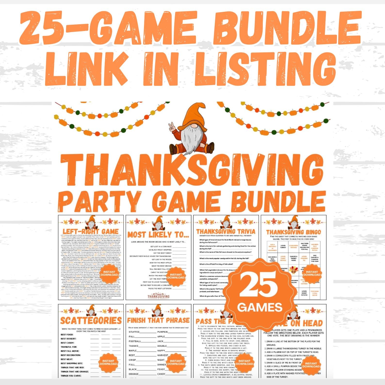 Thanksgiving Riddles Game | Thanksgiving Party Games | Thanksgiving ...