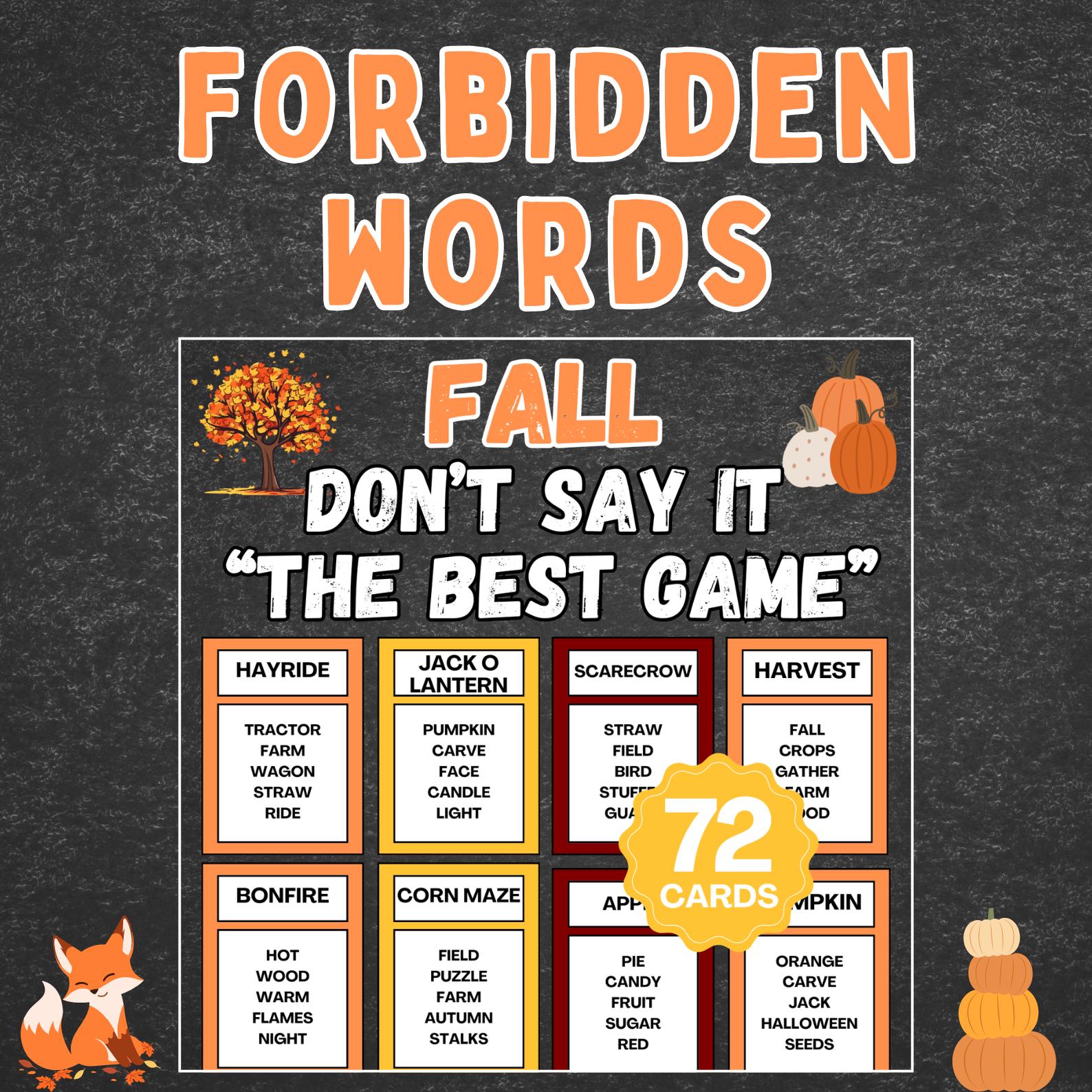 Ultimate Fall Games BUNDLE | Printable Fall Party Games | Fall Autumn ...
