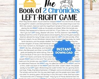 2 Chronicles Bible Game l Bible Left-Right Game l  Sunday School Church Games l Bible Games l Youth Group Game l Book of 2 Chronicles Game