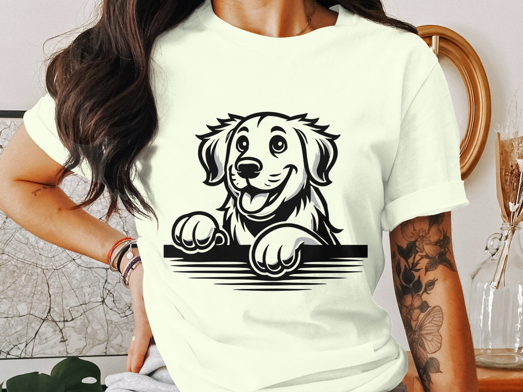 Golden Retriever Svg | Cartoon Dog Svg | Cute Dog Png | Animal Clipart ...