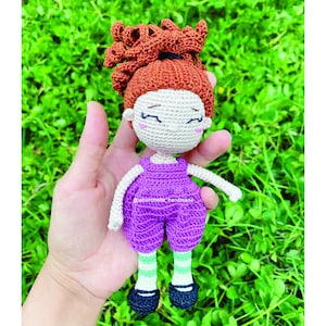 Milly Gardener Crochet Pattern - Doll Crochet Pattern - Doll Amigurumi Pattern