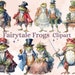 34 PNG Watercolour Fairytale Frogs Clipart Bundle, Fairy Tale Animals ...