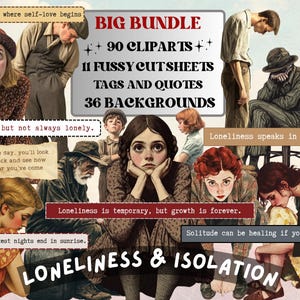 Könnte beinhalten: Eine Collage aus Bildern mit Zitaten über Einsamkeit und Isolation. Die Bilder zeigen Menschen unterschiedlichen Alters und verschiedener Herkunft, und die Zitate handeln alle von der Bedeutung von Selbstliebe und Akzeptanz. Der Text auf dem Bild lautet: "Einsamkeit ist der Ort, an dem die Selbstliebe beginnt", "Allein, aber nicht immer einsam", "Eines Tages wirst du zurückblicken und sehen, wie weit du gekommen bist", "Einsamkeit spricht in Stille", "Einsamkeit ist vorübergehend, aber Wachstum ist für immer", "Selbst die dunkelsten Nächte enden im Sonnenaufgang", "Einsamkeit kann heilsam sein, wenn du es zulässt", "LONELINESS & ISOLATION".