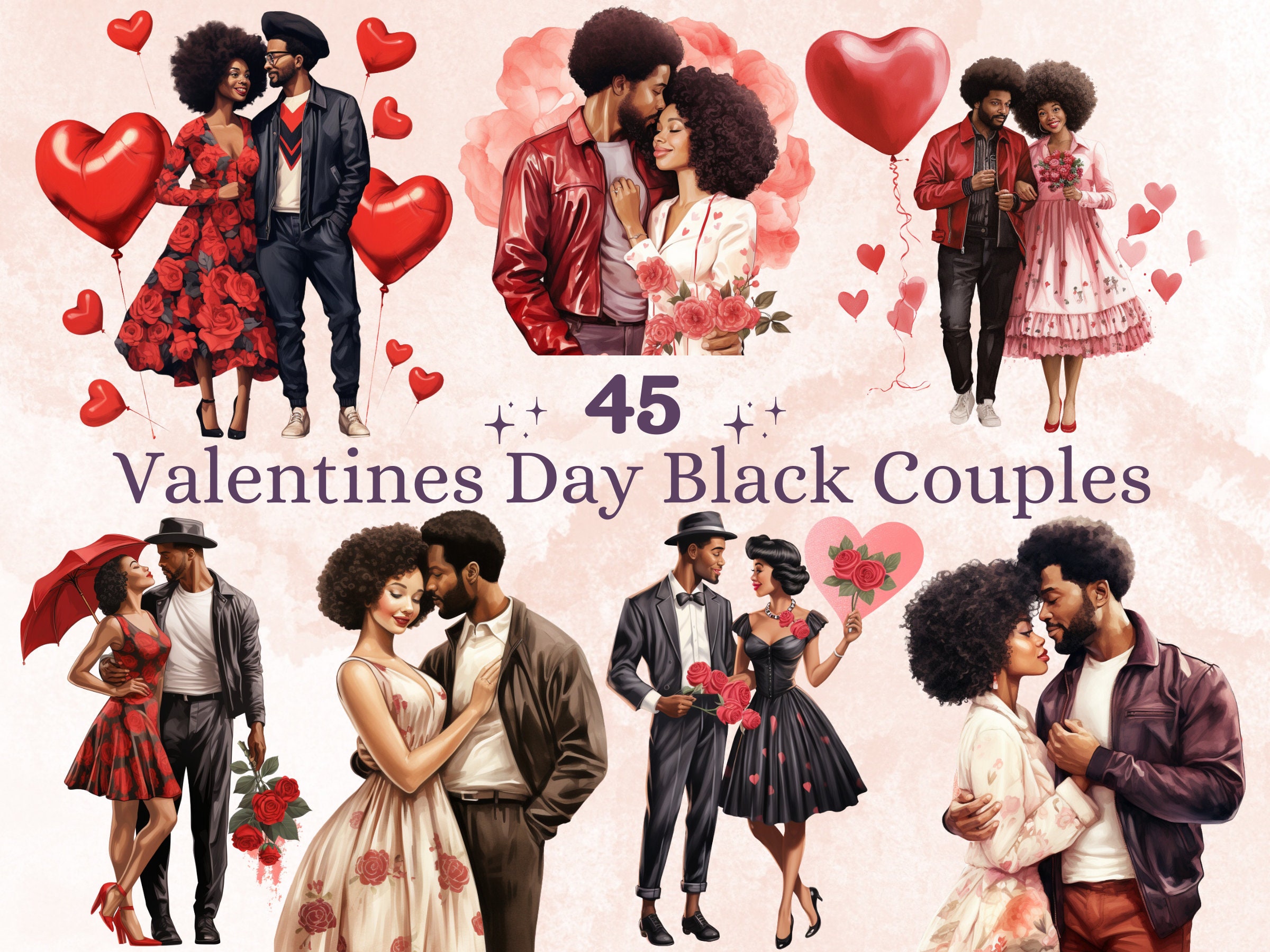 Black couple art, Cute valentine sublimation designs, black couple PNG,  bride and groom, Valentines day couple designs, commercial use PNG