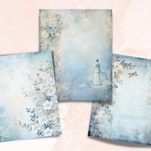 Lot Scrapbook Vintage #3 - Shabby Chic, Fées, Papillons, Floral