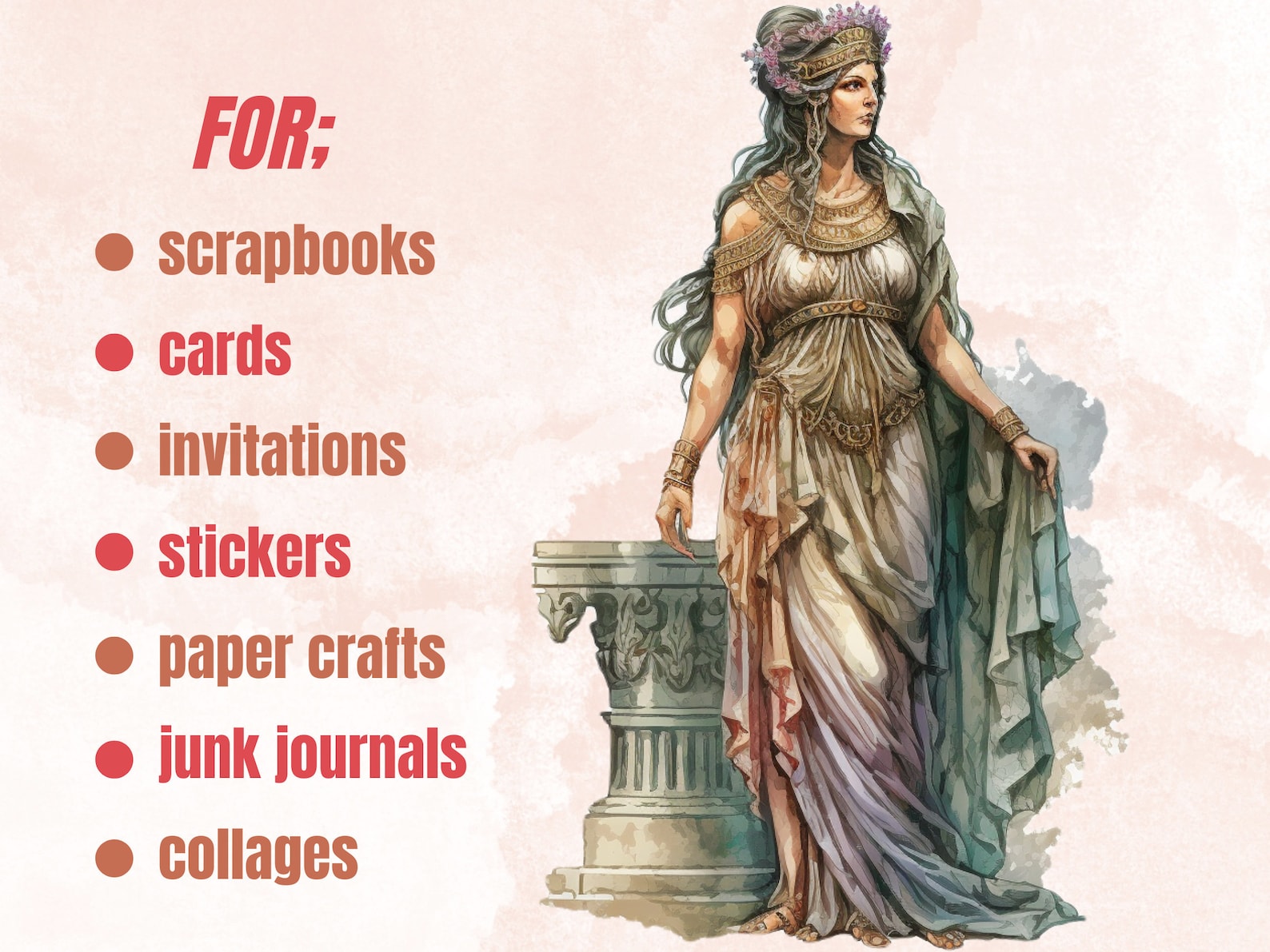 35 PNG Watercolor Fantasy Ancient Rome Clipart, Ancient Rome Mythology ...