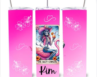 Salty Cowgirl 20 0z Tumbler