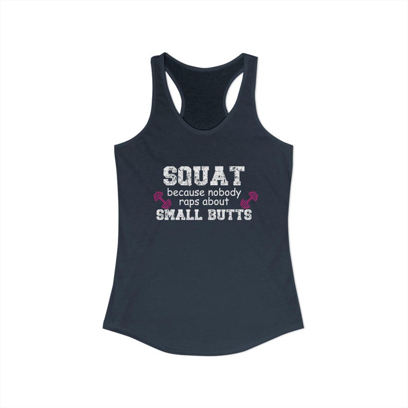Camiseta sin mangas divertida para hacer sentadillas, camiseta de entrenamiento, ropa deportiva, broma sobre traseros pequeños. imagen 8