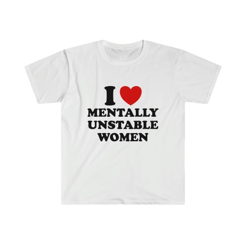 I Love / Heart Dominant Women Funny Meme Tee Shirt - Etsy