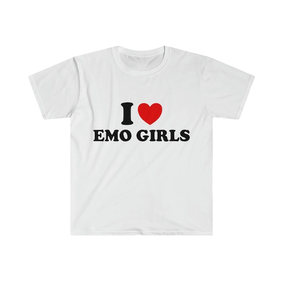  I Love Emo Girls - I Heart Emo Girls T-Shirt