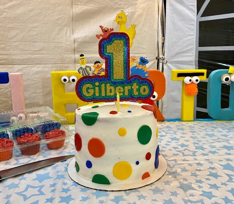 Sesame Street Cake Topper - Etsy