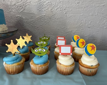 Toy Theme Cupcake Topper